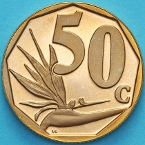 ЮАР 50 центов 1999 год. Пруф
