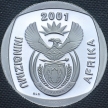 Монета ЮАР 5 рандов 2001 год. Пруф Монета ЮАР 5 рандов 2001 год. Пруф