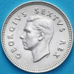 Монета ЮАР 3 пенса 1949 год. Серебро.