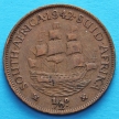 Монета Южная Африка 1/2 пенни 1942 год.