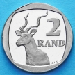 Монета ЮАР 2 ранда 1993 год. Большой куду.