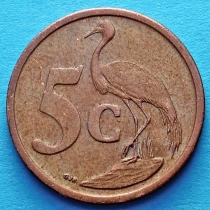 ЮАР 5 центов 2000-2012 год.