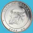 Монета Уганда 100 шиллингов 2004 год. Бык