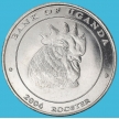 Монета Уганда 100 шиллингов 2004 год.  Петух.