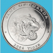 Уганда 100 шиллингов 2004 год. Тигр