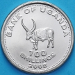 Монета Уганды 100 шиллингов 2008 год. Бык