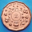 Монета Уганды 2 шиллинга 1987 год.