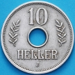 Монета Германская Восточная Африка 10 геллеров 1910 год. J. №2