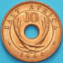 Британская Восточная Африка 10 центов 1964 год