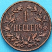 Монета Германской Восточной Африки 1 геллер 1913 год. А