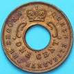 Монета Восточная Африка 1 цент 1959 год.