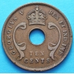 Монета Восточной Африки 10 центов 1928 год