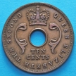 Монета Восточной Африки 10 центов 1956 год