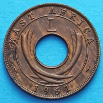 Британская Восточная Африка 1 цент 1949-1952 год.