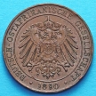 Монета Германской Восточной Африки 1 пеза 1890 год. №2