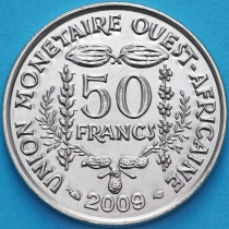 Западная Африка 50 франков 2009 год.