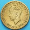 Монета Британская Западная Африка 6 пенсов 1938 год.