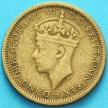 Монета Британская Западная Африка 6 пенсов 1947 год.