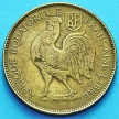 Монеты Французской Экваториальной Африки 1 франк 1942 год.