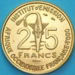 Монета КФА Западная Африка 25 франков 1957 год. ESSAI