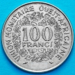 Монета КФА Западная Африка 100 франков 1972 год.