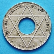 Монета Британской Западной Африки 1/10 пенни 1908 год.