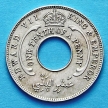Монета Британской Западной Африки 1/10 пенни 1908 год.