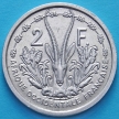 Монета Французская Западная Африка 2 франка 1955 год.