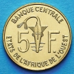 Монета КФА Западная Африка 5 франков 2012 год.
