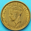Монета Британская Западная Африка 6 пенсов 1943 год.