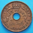 Монета Британской Западной Африки 1 пенни 1956 год. Н.