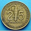 Монета КФА Западная Африка 25 франков 1981 год.
