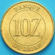 Монета Заир 10 заир 1988 год.