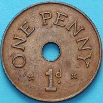 Замбия 1 пенни 1966 год.