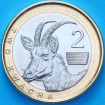 Замбия 2 квача 2024 год. Антилопа