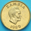 Монета Замбия 1 квача 1989 год. Соколы.