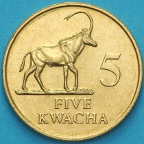 Замбия 5 квача 1992 год. 