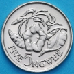 Монета Замбии 5 нгве 1987 год. Ипомея.