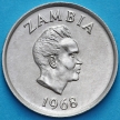 Монета Замбия 5 нгве 1968 год. Ипомея.