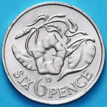 Замбия 6 пенсов 1964 год