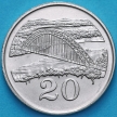 Монета Зимбабве 20 центов 1991 год. Мост Бэтченоу.