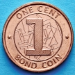 Монета Зимбабве 1 цент 2014 год.