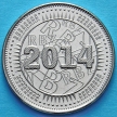 Монета Зимбабве 50 центов 2014 год.