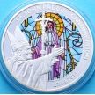 Монета Того 100 франков 2014 год. Иоанн Павел II, витраж. Канонизация