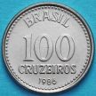 Монета Бразилия 100 крузейро 1986 год. Звезда.