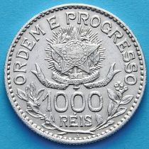 Бразилия 1000 рейс 1913 год. Серебро.