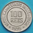 Монета Бразилия 100 рейс 1935 год. UNC