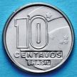Монета Бразилии 10 сентаво 1990 год. Старатель.