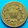 Монета Бразилия 1000 рейс 1925 год.