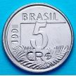 Монета Бразилия 5 крузейро 1994 год. Ара